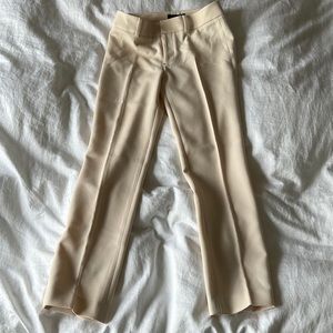 Club Monaco dress pants pleated ankle cropped light pink